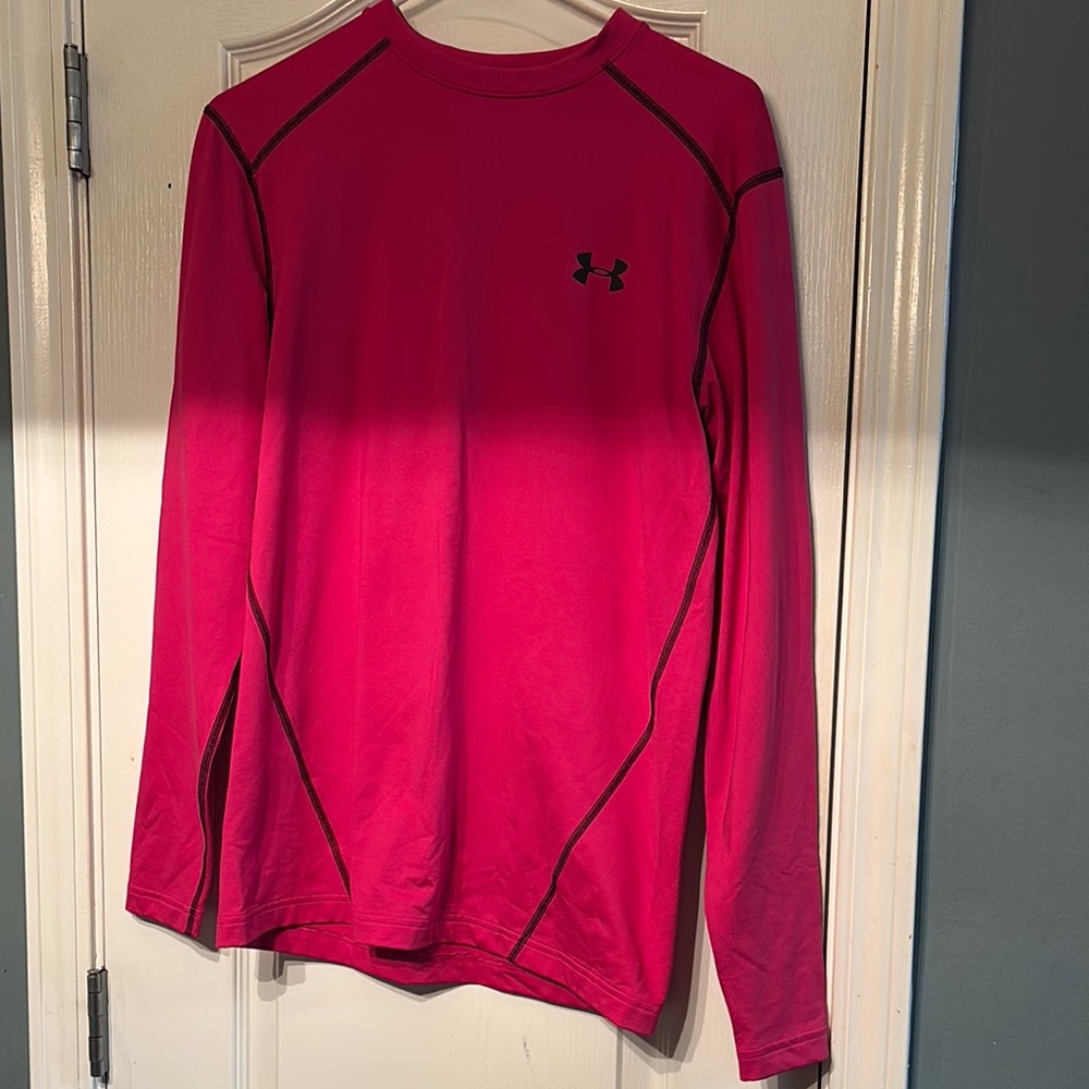 Under Armour Pink ColdGear Top Women’s Medium Used